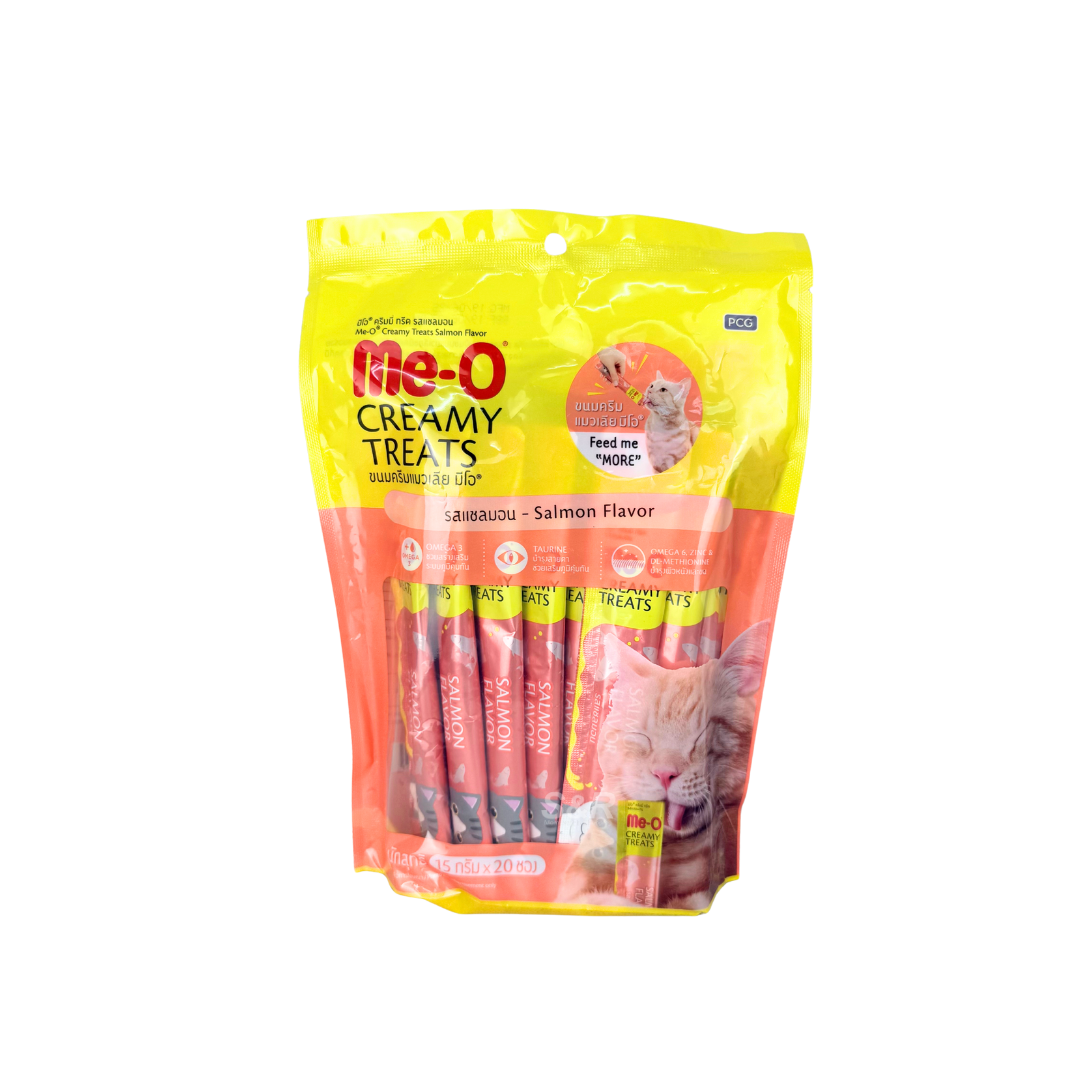 Me-o Creamy Cat Treats Salmon Flavor 20pcs Me-o Creamy Cat Treats Salmon Flavor 20pcs